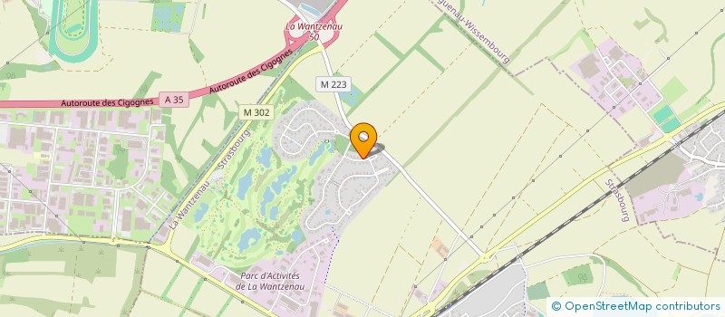 localisation de l'entreprise SCI NOTACAM  LA WANTZENAU