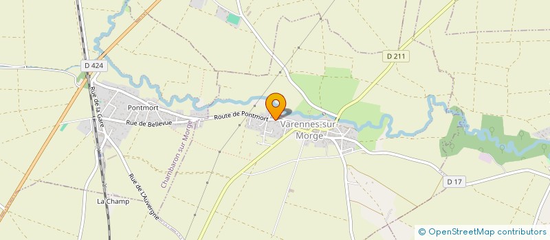 localisation de l'entreprise SCI NOTACELL  CHAMALIERES