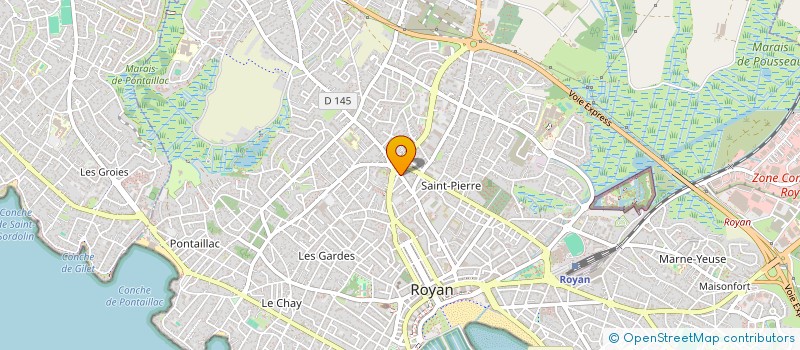 localisation de l'entreprise SCI NOTADOO  ROYAN