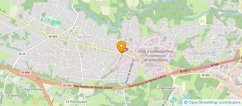 localisation de l'entreprise SCI NOTAIRES DE SAUTRON  SAUTRON