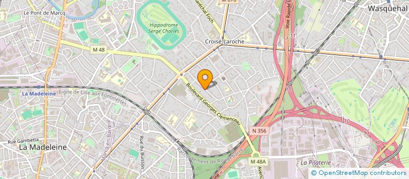 localisation de l'entreprise SCI NOTAMBLE à MARCQ-EN-BARŒUL