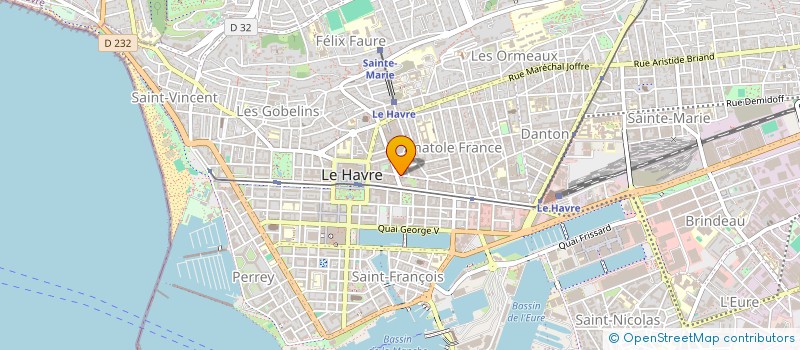 localisation de l'entreprise SCI NOTARIELLE à LE HAVRE