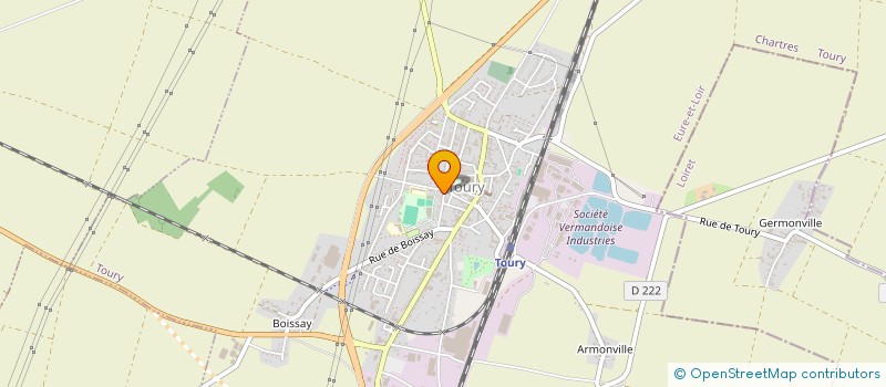 localisation de l'entreprise SCI NOTARIS TOURY à TOURY