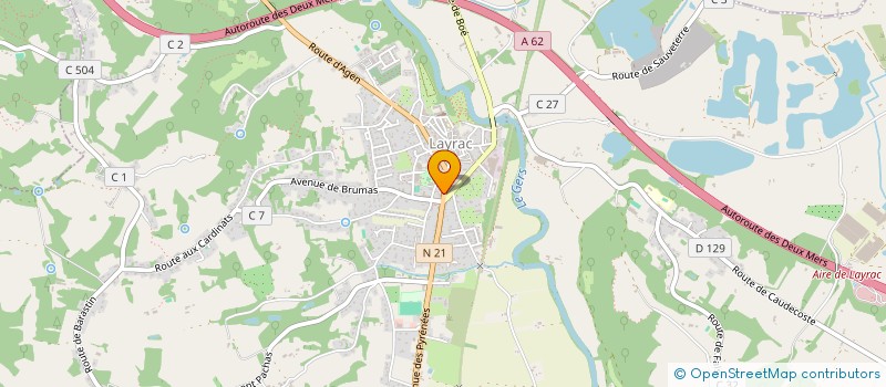 localisation de l'entreprise SCI NOTATHEMIS  LAYRAC