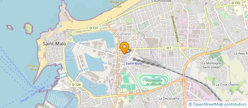 localisation de l'entreprise SCI NOTAVIRE  SAINT-MALO