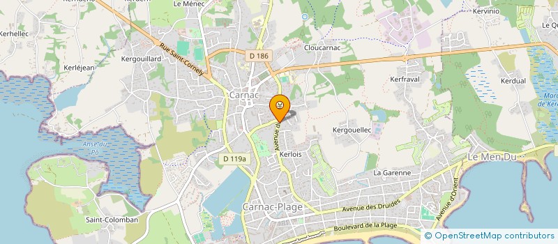 localisation de l'entreprise SCI NOTCA  CARNAC