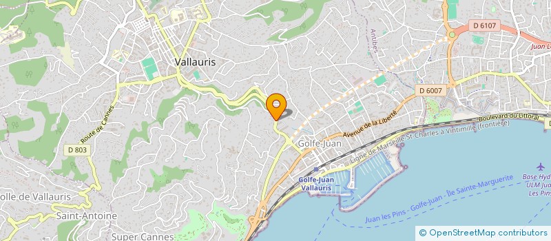 localisation de l'entreprise SCI NOTHER RENTAL à VALLAURIS