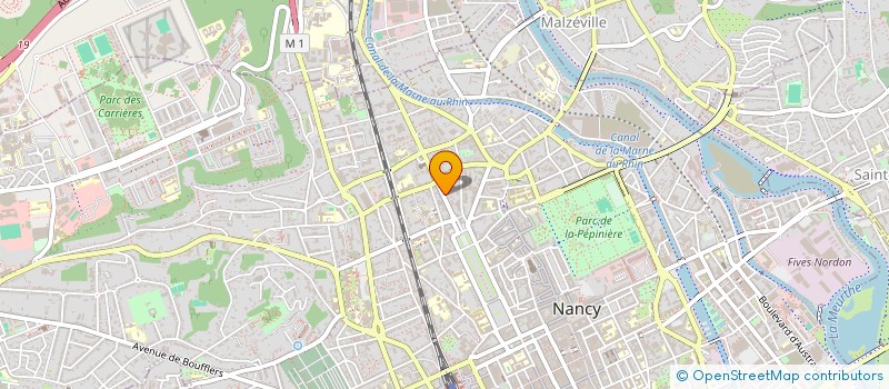 localisation de l'entreprise SCI NOTI  NANCY