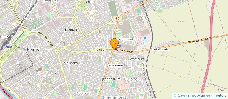 localisation de l'entreprise SCI NOTIGNY  REIMS