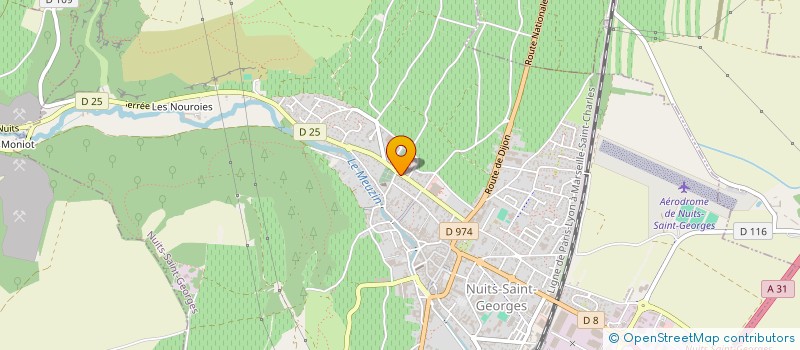 localisation de l'entreprise SCI NOTIM à NUITS-SAINT-GEORGES