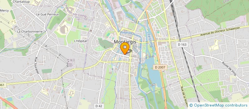 localisation de l'entreprise SCI NOTIM à MONTARGIS