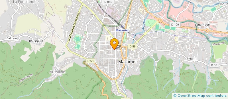 localisation de l'entreprise SCI NOTIMMO  MAZAMET