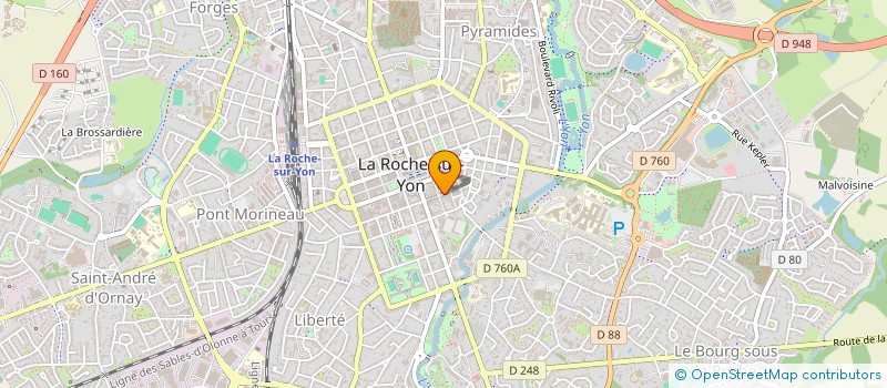 localisation de l'entreprise SCI NOTIMPERIO  LA ROCHE-SUR-YON