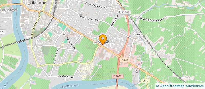 localisation de l'entreprise SCI NOTINVEST  LIBOURNE