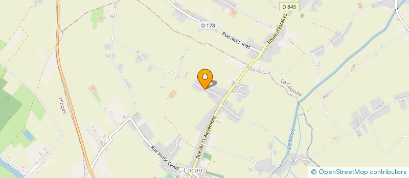 localisation de l'entreprise SCI NOTIZI  LOCON