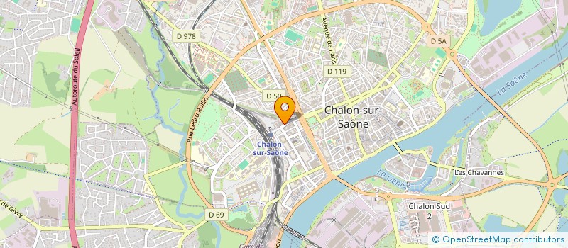 localisation de l'entreprise SCI NOTLOC à CHALON-SUR-SAONE