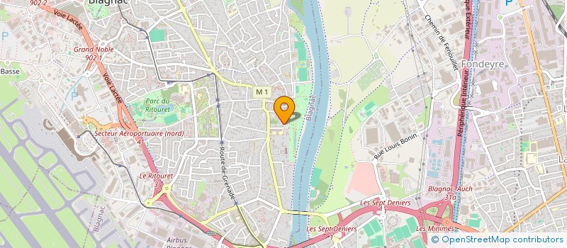 localisation de l'entreprise SCI NOTO  BLAGNAC