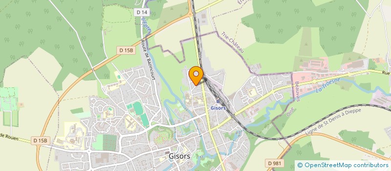 localisation de l'entreprise SCI NOTRE CLUB DES CINQ à GISORS