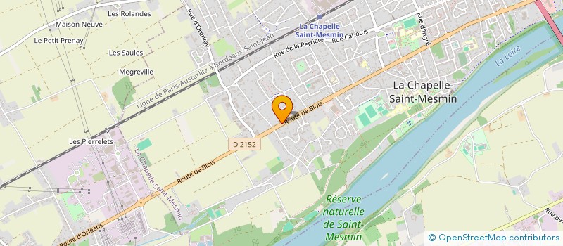 localisation de l'entreprise SCI NOTRE DAME 1ER à CHAINGY