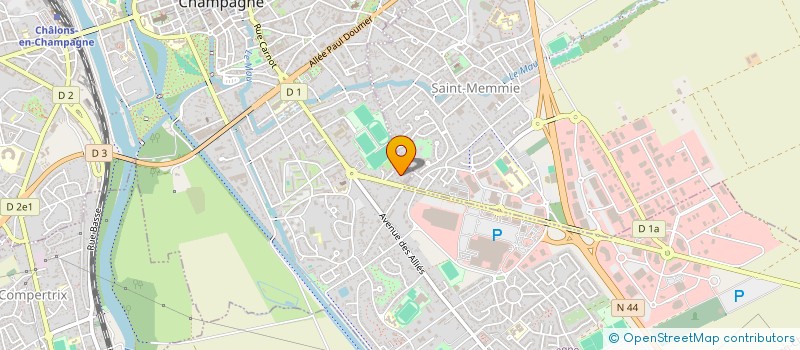 localisation de l'entreprise SCI NOTRE DAME  CHALONS-EN-CHAMPAGNE