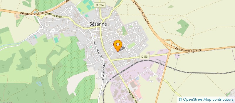 localisation de l'entreprise SCI NOTRE DAME à SEZANNE