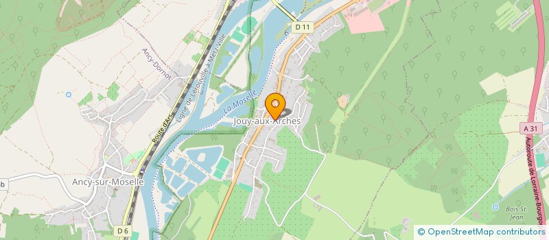 localisation de l'entreprise SCI NOTRE DAME  JOUY-AUX-ARCHES