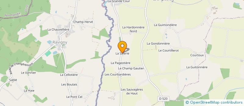localisation de l'entreprise SCI NOTRE DAME à SAINT-DENIS-SUR-SARTHON