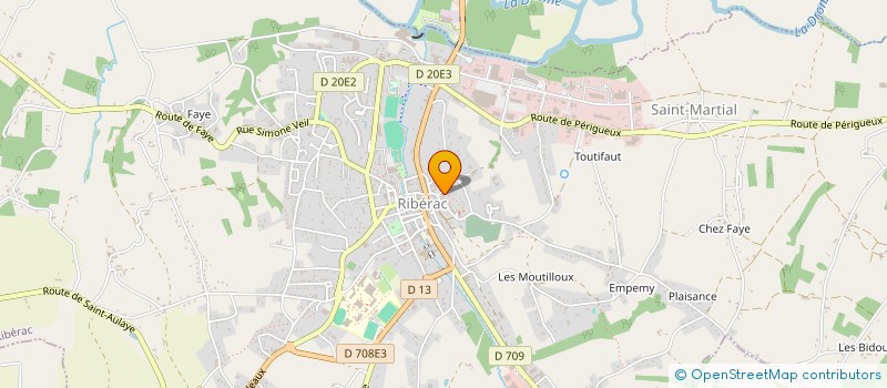 localisation de l'entreprise SCI NOTRE DAME  RIBERAC