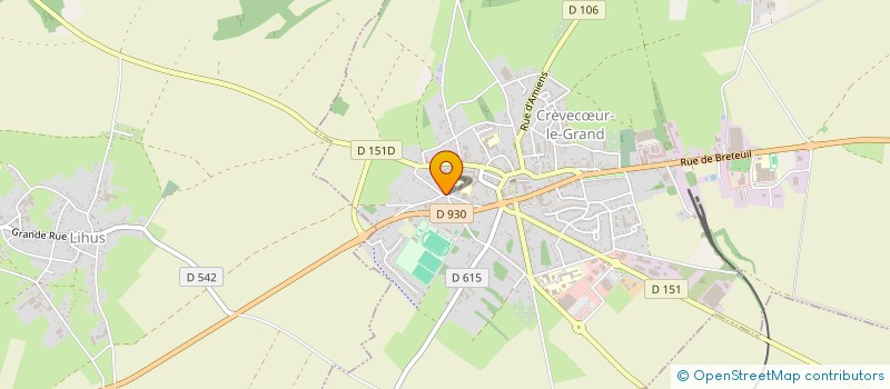 localisation de l'entreprise SCI NOTRE DAME  CREVECUR-LE-GRAND