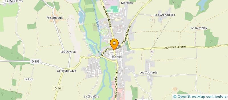 localisation de l'entreprise SCI NOTRE DAME à CHARNY OREE DE PUISAYE