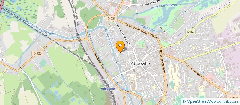 localisation de l'entreprise SCI NOTRE DAME à ABBEVILLE