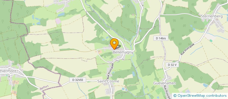 localisation de l'entreprise SCI NOTRE DAME  BELLEMAGNY