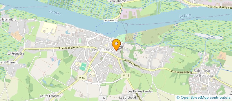 localisation de l'entreprise SCI NOTRE DAME  LE PELLERIN