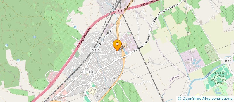 localisation de l'entreprise SCI NOTRE DAME  MILHAUD