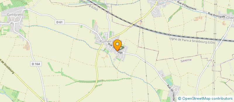 localisation de l'entreprise SCI NOTRE DAME  WIWERSHEIM