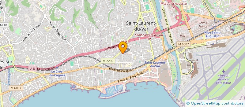 localisation de l'entreprise SCI NOTRE DAME à SAINT-LAURENT-DU-VAR
