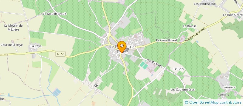 localisation de l'entreprise SCI NOTRE DAME  LE PUY-NOTRE-DAME