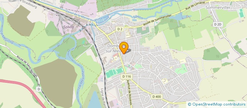 localisation de l'entreprise SCI NOTRE DAME  DOMBASLE-SUR-MEURTHE