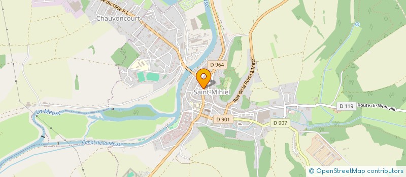 localisation de l'entreprise SCI NOTRE DAME à SAINT-MIHIEL