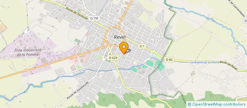 localisation de l'entreprise SCI NOTRE DAME  REVEL