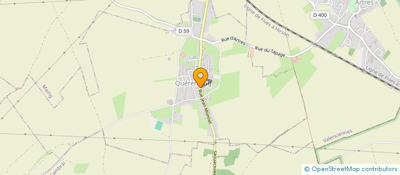 localisation de l'entreprise SCI NOTRE DAME AIGLON  QUERENAING