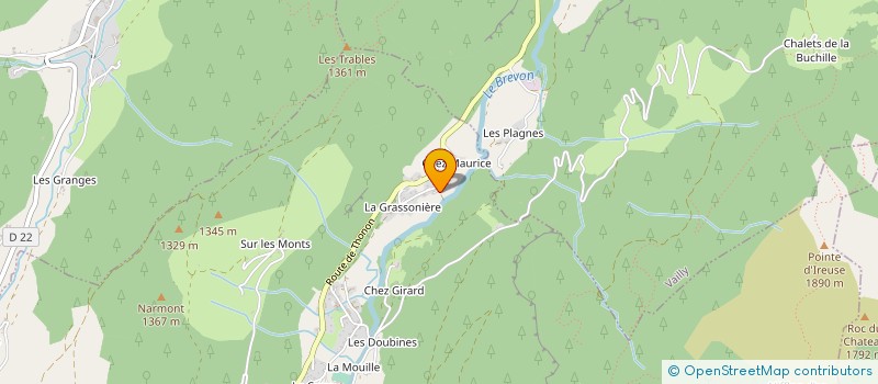 localisation de l'entreprise SCI NOTRE DAME DE BELLEVAUX à BELLEVAUX