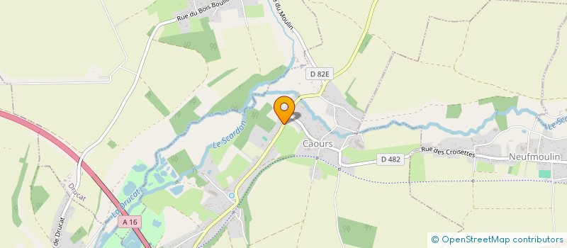 localisation de l'entreprise SCI NOTRE DAME DE CENTULE  CAOURS