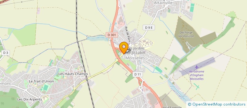 localisation de l'entreprise SCI NOTRE DAME DE FRANCE à MOISSELLES