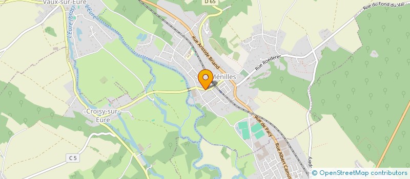 localisation de l'entreprise SCI NOTRE DAME DE L'ISLE  MENILLES