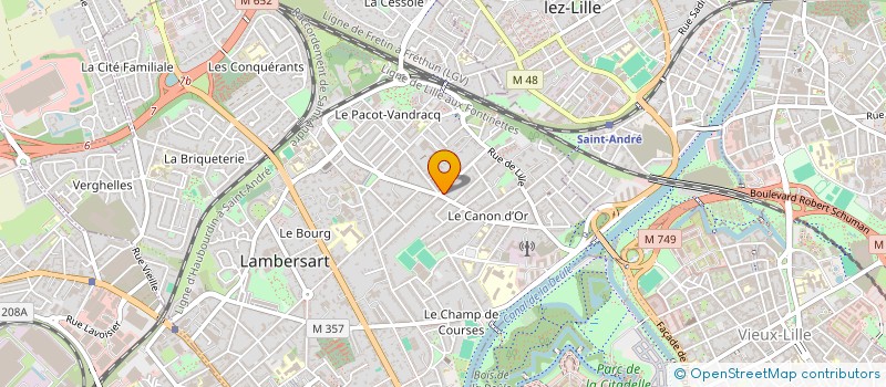 localisation de l'entreprise SCI NOTRE DAME DE MELLON à LAMBERSART