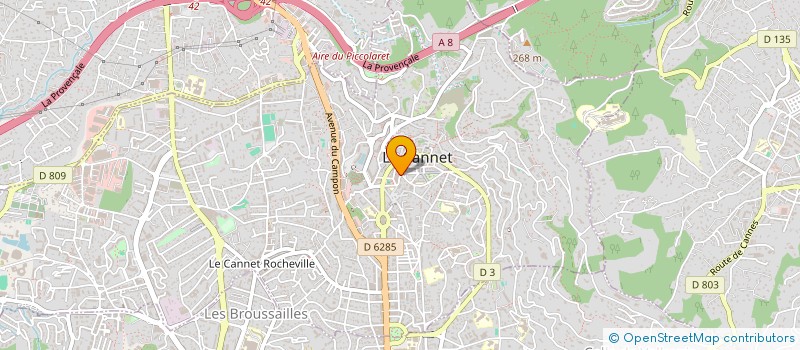 localisation de l'entreprise SCI NOTRE-DAME DES ANGES à LE CANNET