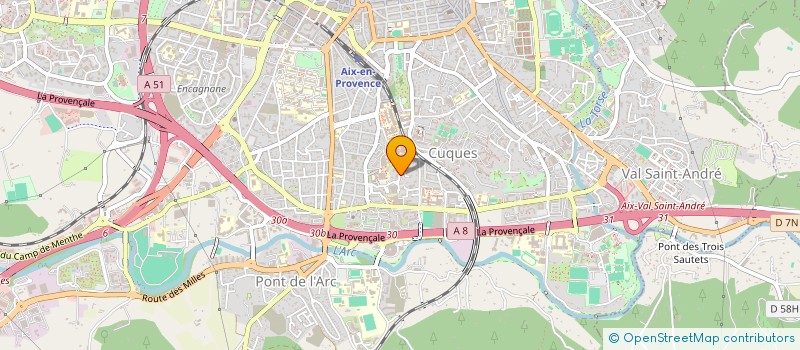 localisation de l'entreprise SCI NOTRE DAME DES ANGES à AIX-EN-PROVENCE