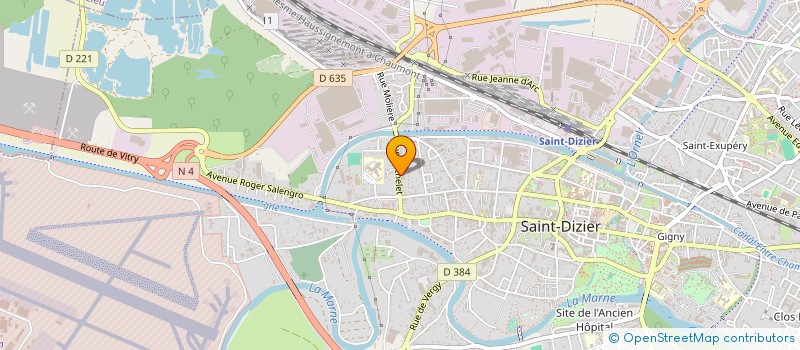 localisation de l'entreprise SCI NOTRE DAME DES CHAMPS à SAINT-DIZIER