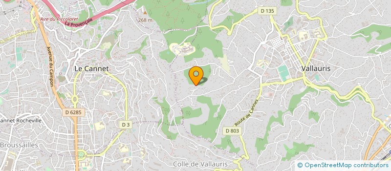 localisation de l'entreprise SCI NOTRE DAME DES PINS à VALLAURIS